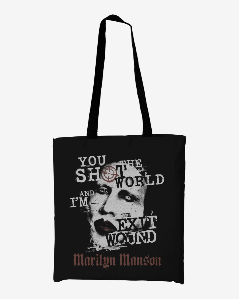Totebag Marilyn Manson Exit Wound