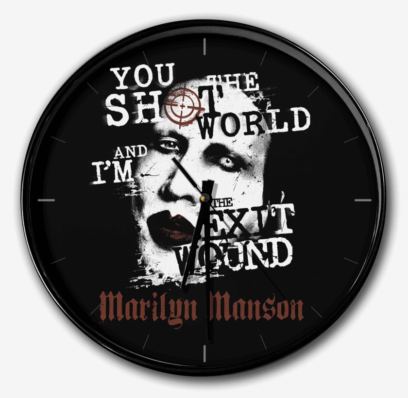 Reloj Negro de Marilyn Manson Exit Wound