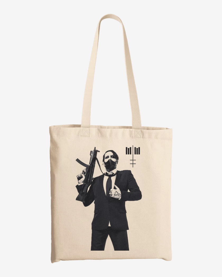 Totebag Marilyn Manson MM