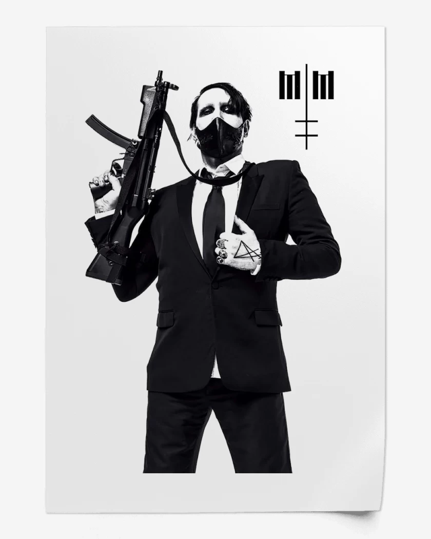 Print Marilyn Manson MM