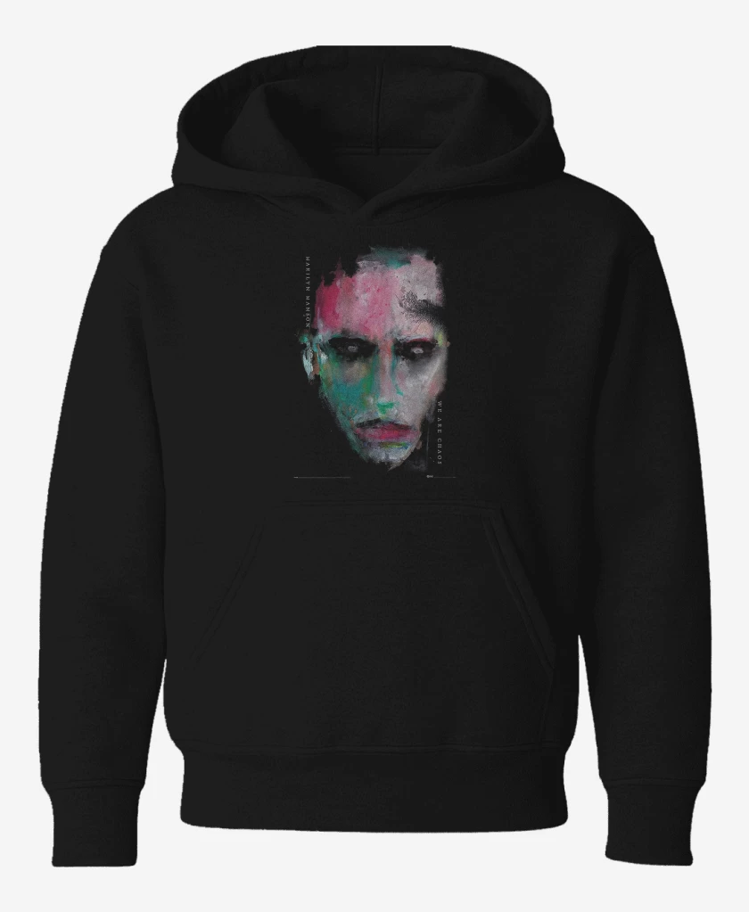 Poleron de niño Negro de Marilyn Manson We Are Chaos