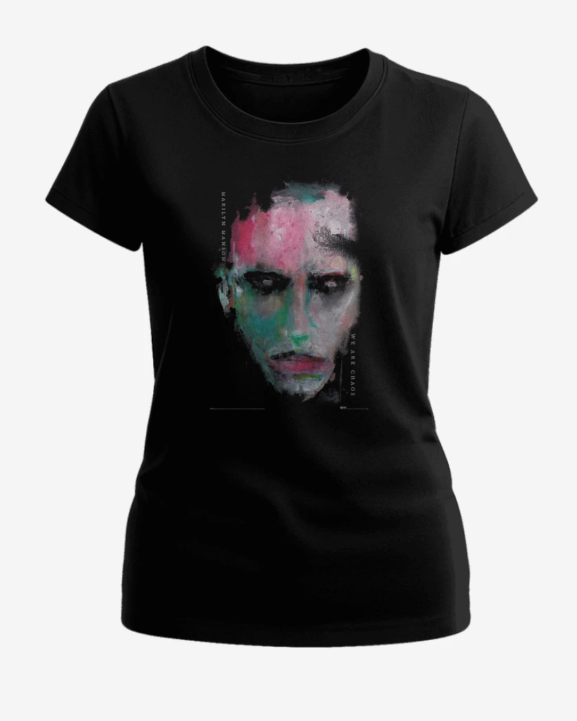 Polera de Mujer Negro de Marilyn Manson We Are Chaos