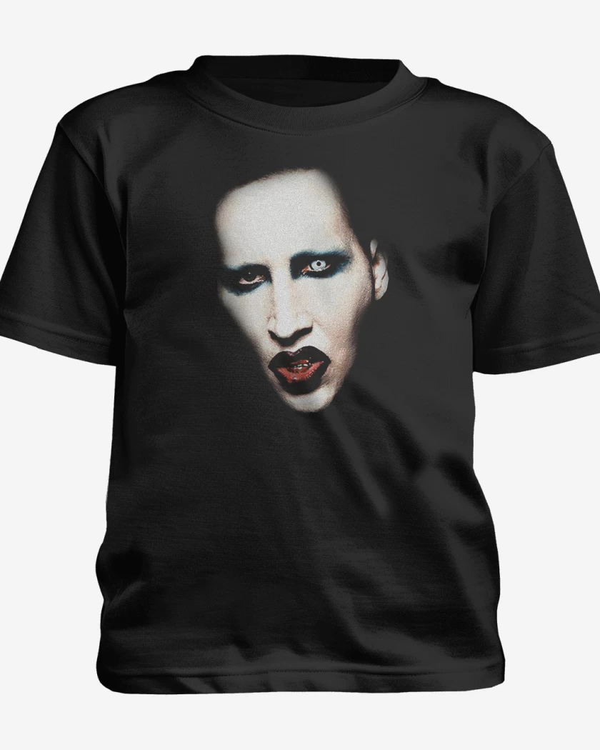 Polera de niño Negro de Manson Cara