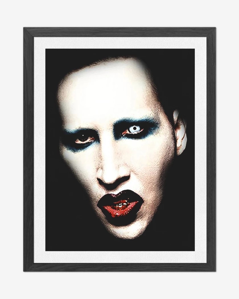 Cuadro decorativo Negro de Manson Cara
