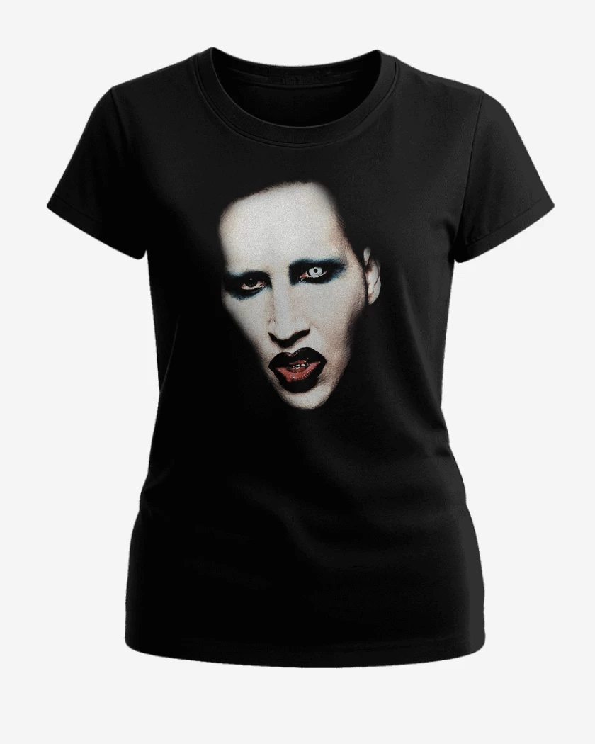 Polera de Mujer Negro de Manson Cara