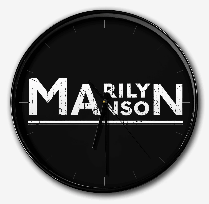 Reloj Negro de Marilyn Manson Logo 2