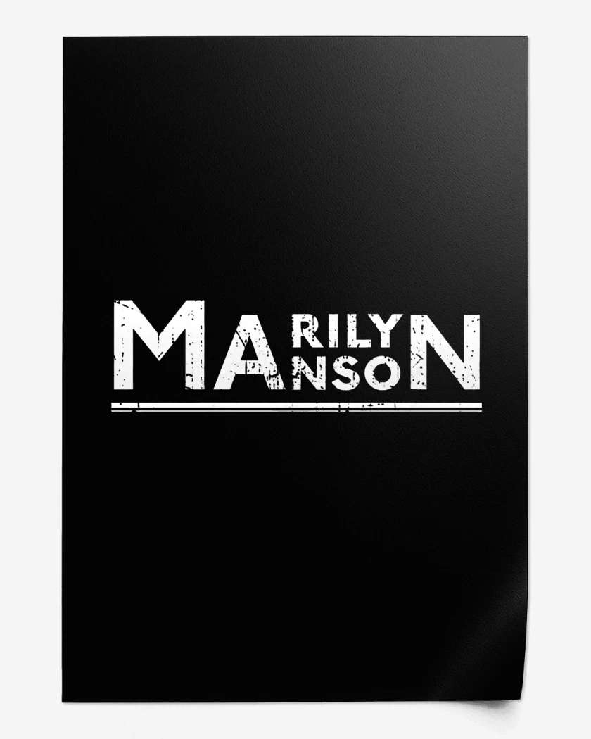 Print Marilyn Manson Logo 2
