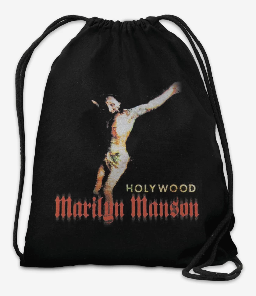 Mochila Negro de Marilyn Manson Holy Wood