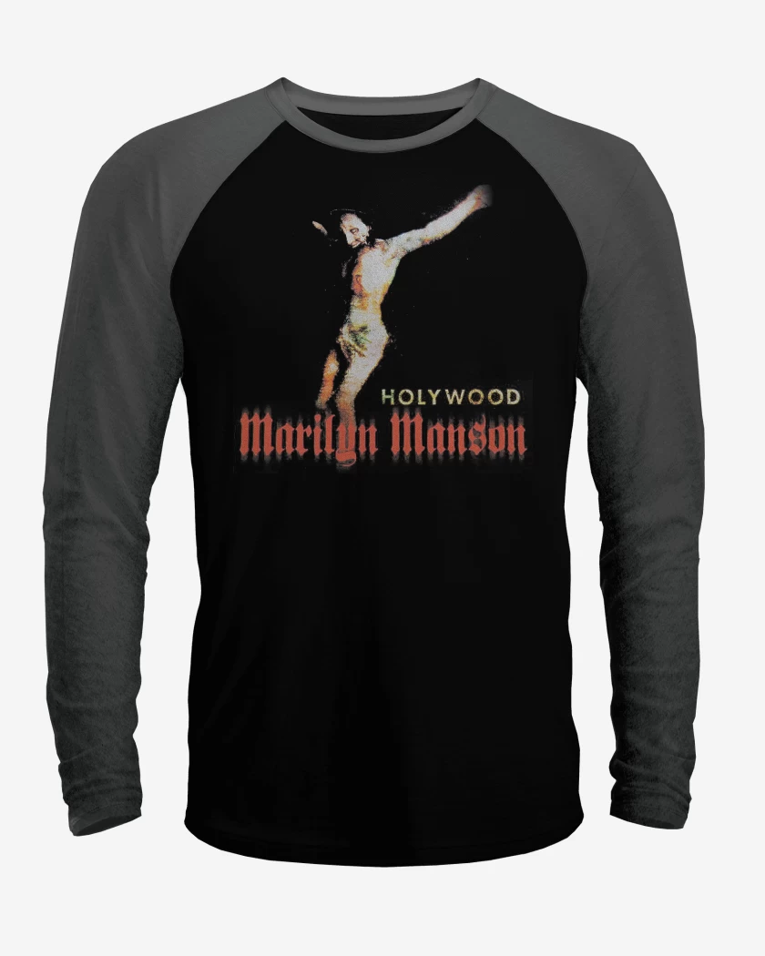 Polera Raglan Marilyn Manson Holy Wood