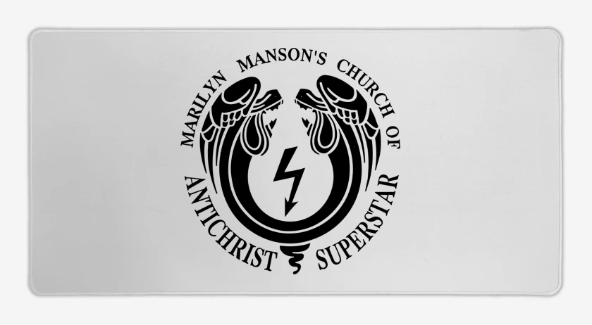 Mouse pad Gamer Marilyn Manson Church of Antichrist Superstar