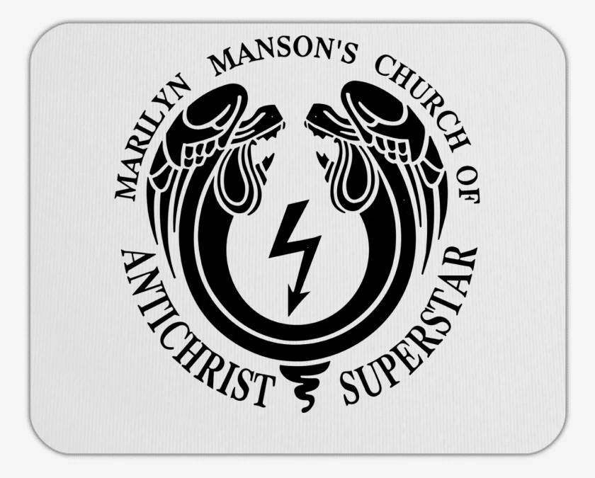 Mousepad Marilyn Manson Church of Antichrist Superstar