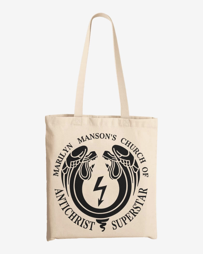 Totebag Marilyn Manson Church of Antichrist Superstar