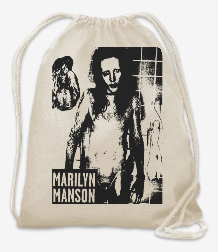 Mochila Blanco de Marylin Manson Full 
