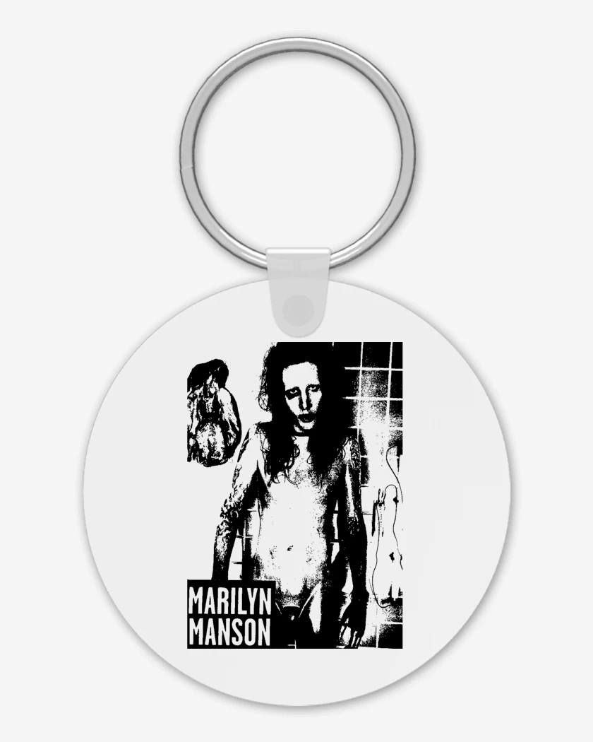 Llavero Blanco de Marylin Manson Full 