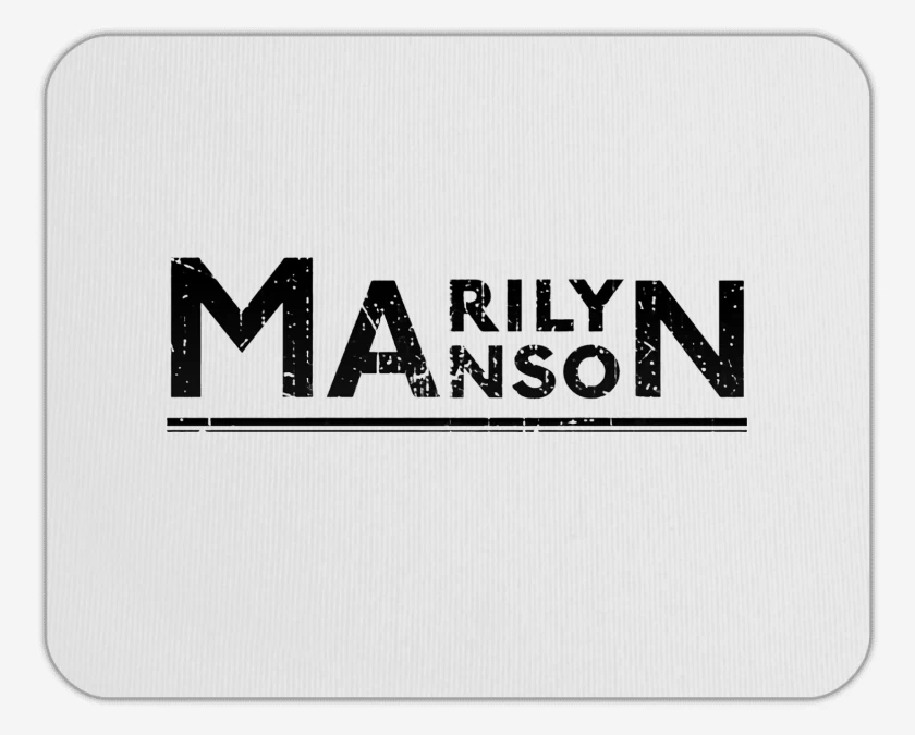 Mousepad Marilyn Manson Logo 3 N