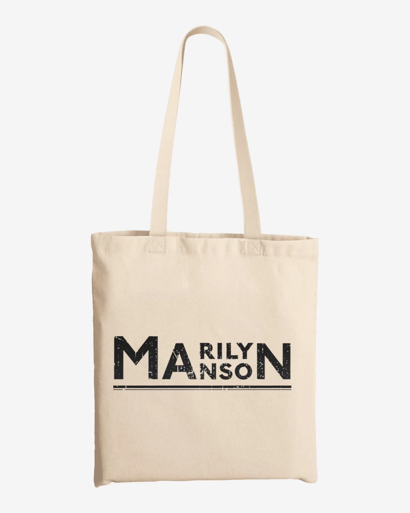 Totebag Marilyn Manson Logo 3 N