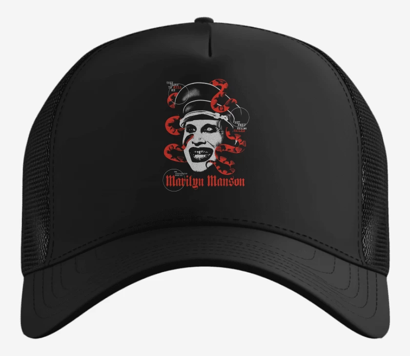 Gorro Negro de MM Marilyn Manson