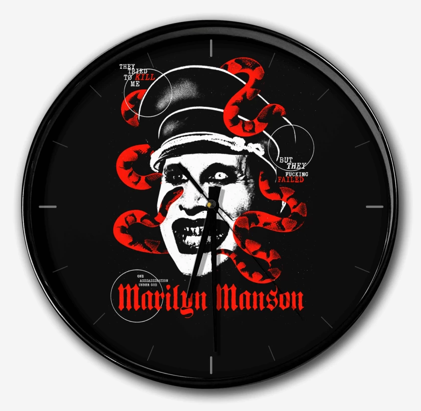 Reloj Negro de MM Marilyn Manson