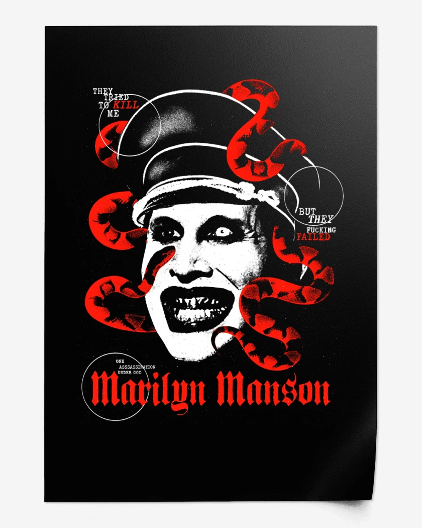 Print MM Marilyn Manson