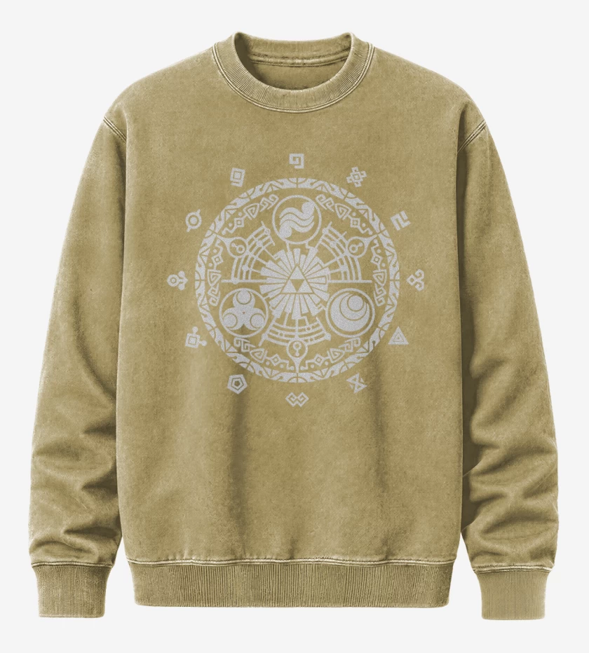 Poleron Polo Acid Wash Beige de Gate Of Time