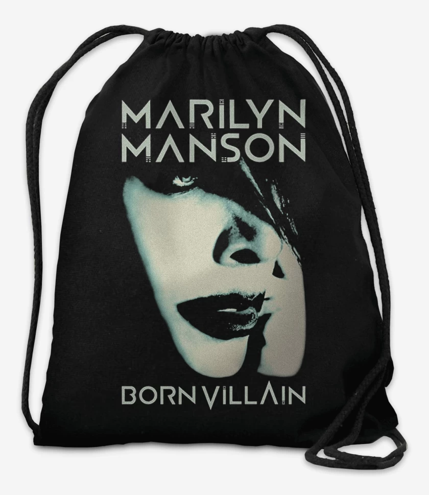Mochila Negro de Marilyn Manson Born Villain