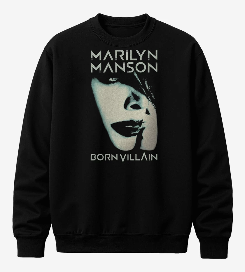 Poleron polo Marilyn Manson Born Villain
