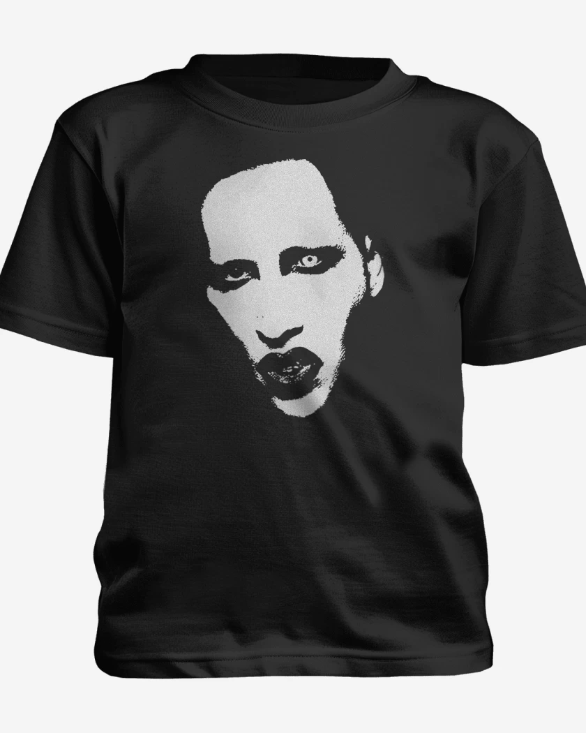 Polera de niño Negro de Manson Cara 2