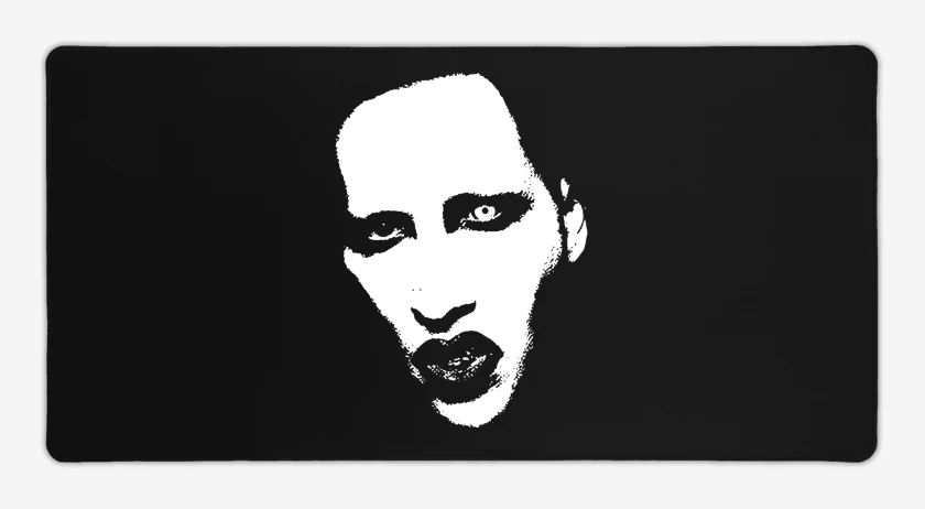 Mouse pad Gamer Negro de Manson Cara 2
