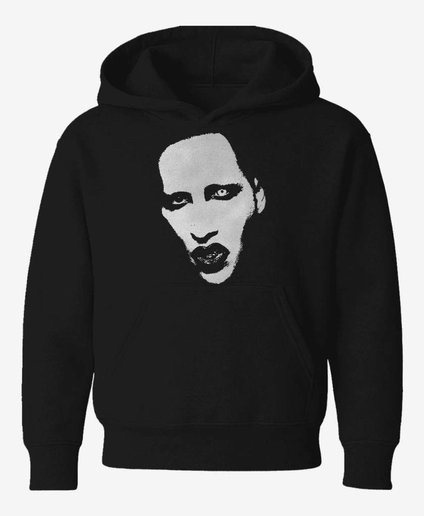 Poleron de niño Negro de Manson Cara 2