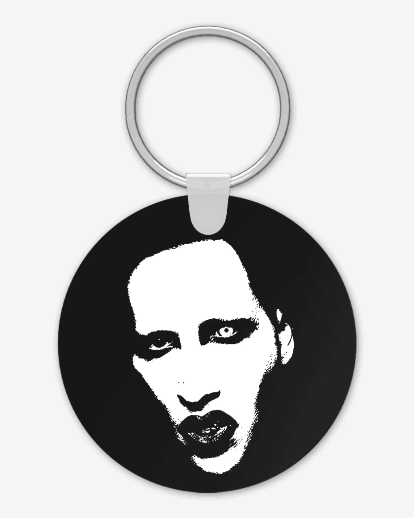 Llavero Negro de Manson Cara 2