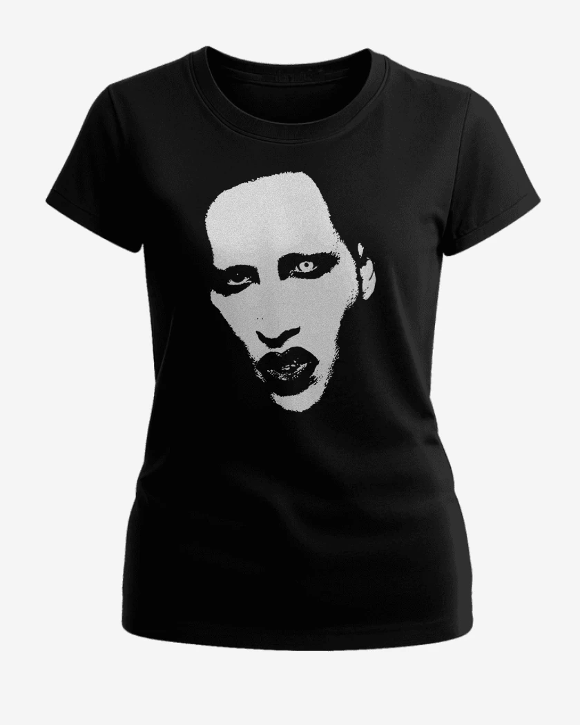 Polera de Mujer Negro de Manson Cara 2