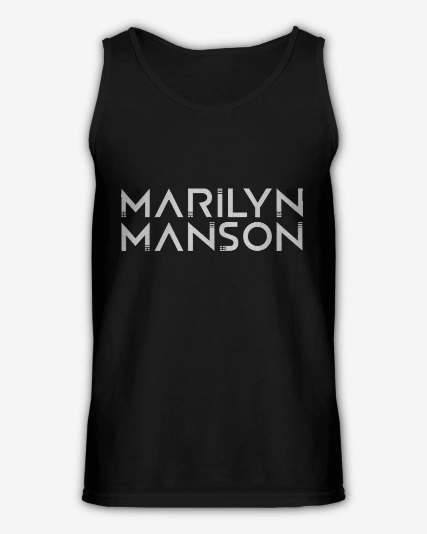 Sudadera Negro de Marilyn Manson Logo 2 N