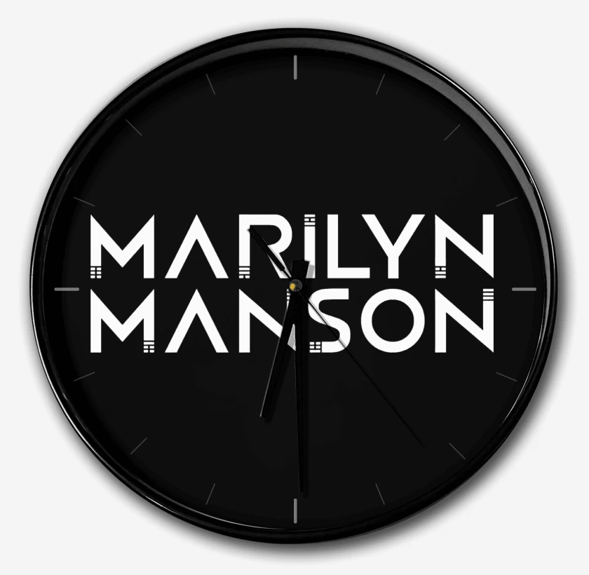 Reloj Negro de Marilyn Manson Logo 2 N