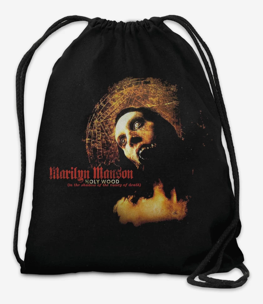 Mochila Negro de Marilyn Manson Holy Wood F