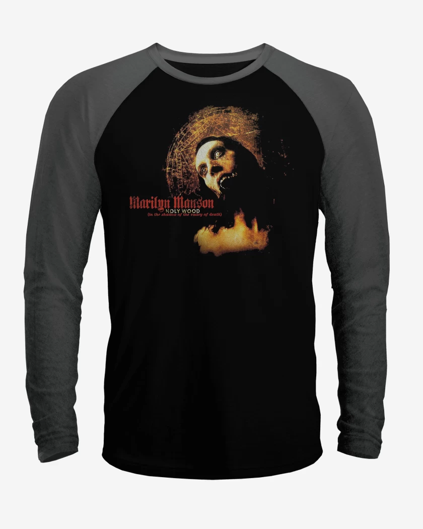 Polera Raglan Marilyn Manson Holy Wood F