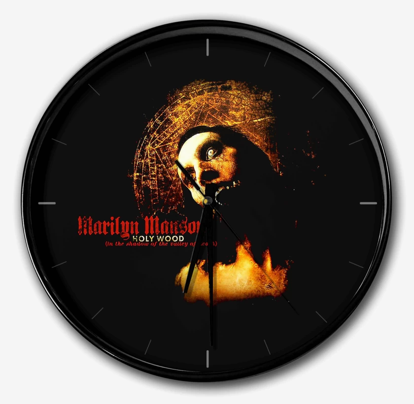 Reloj Negro de Marilyn Manson Holy Wood F