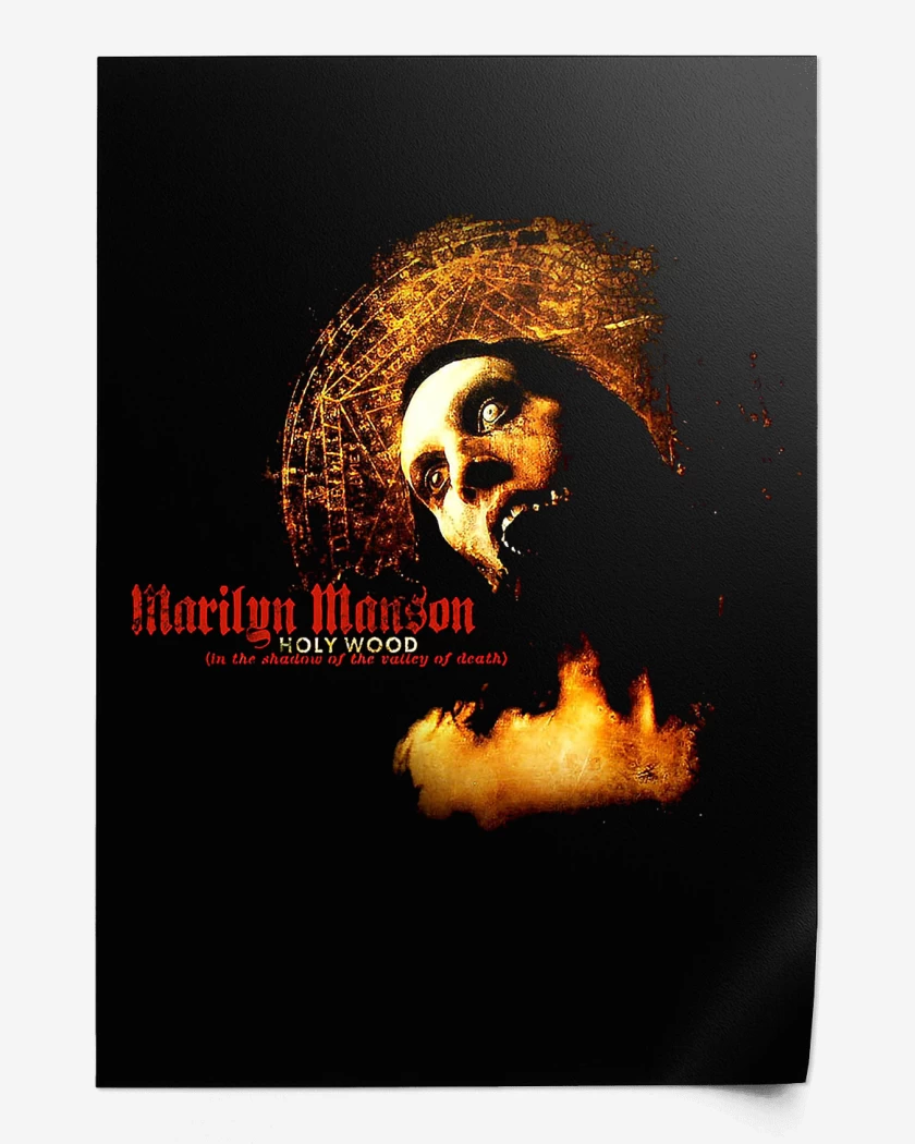Print Marilyn Manson Holy Wood F