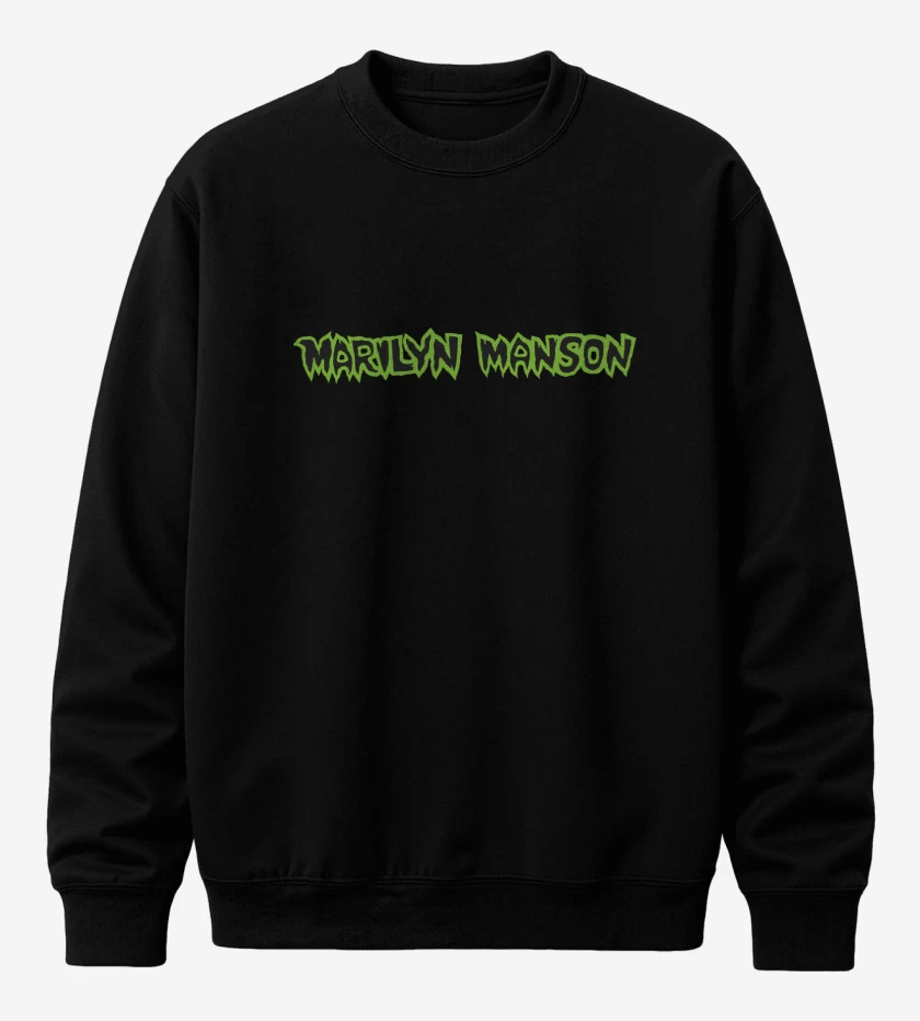 Poleron polo Negro de Marilyn Manson 2