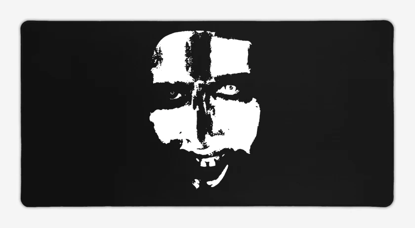 Mouse pad Gamer Marilyn Manson Face 2