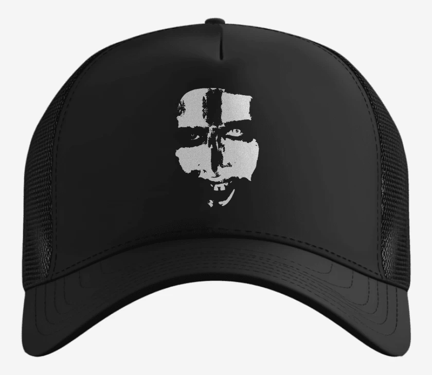 Gorro Negro de Marilyn Manson Face 2