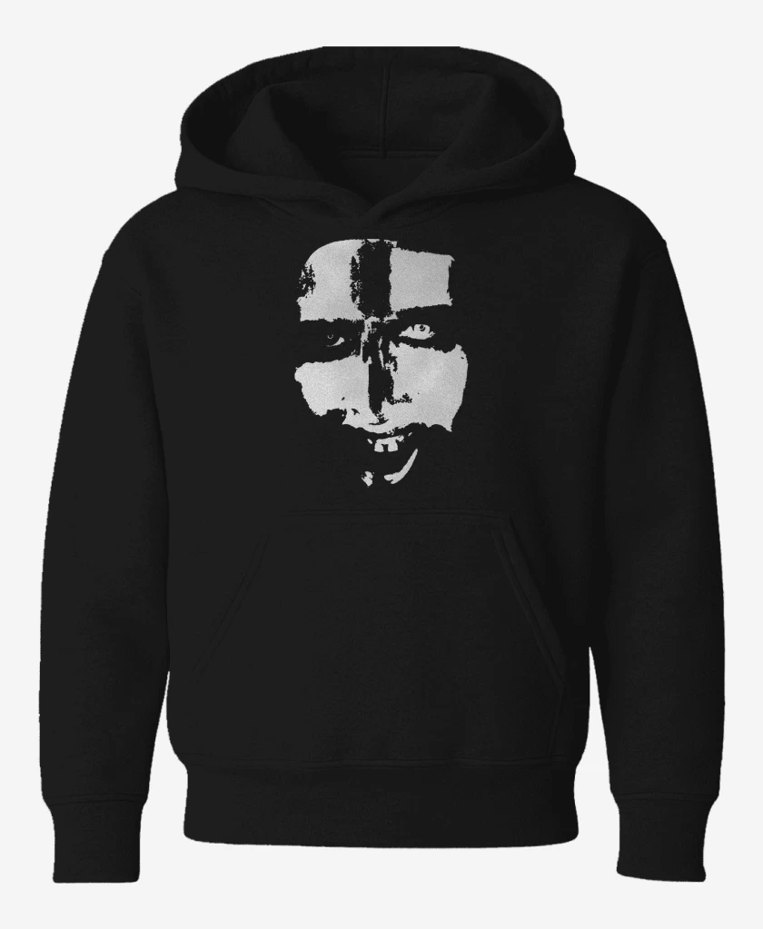 Poleron de niño Negro de Marilyn Manson Face 2