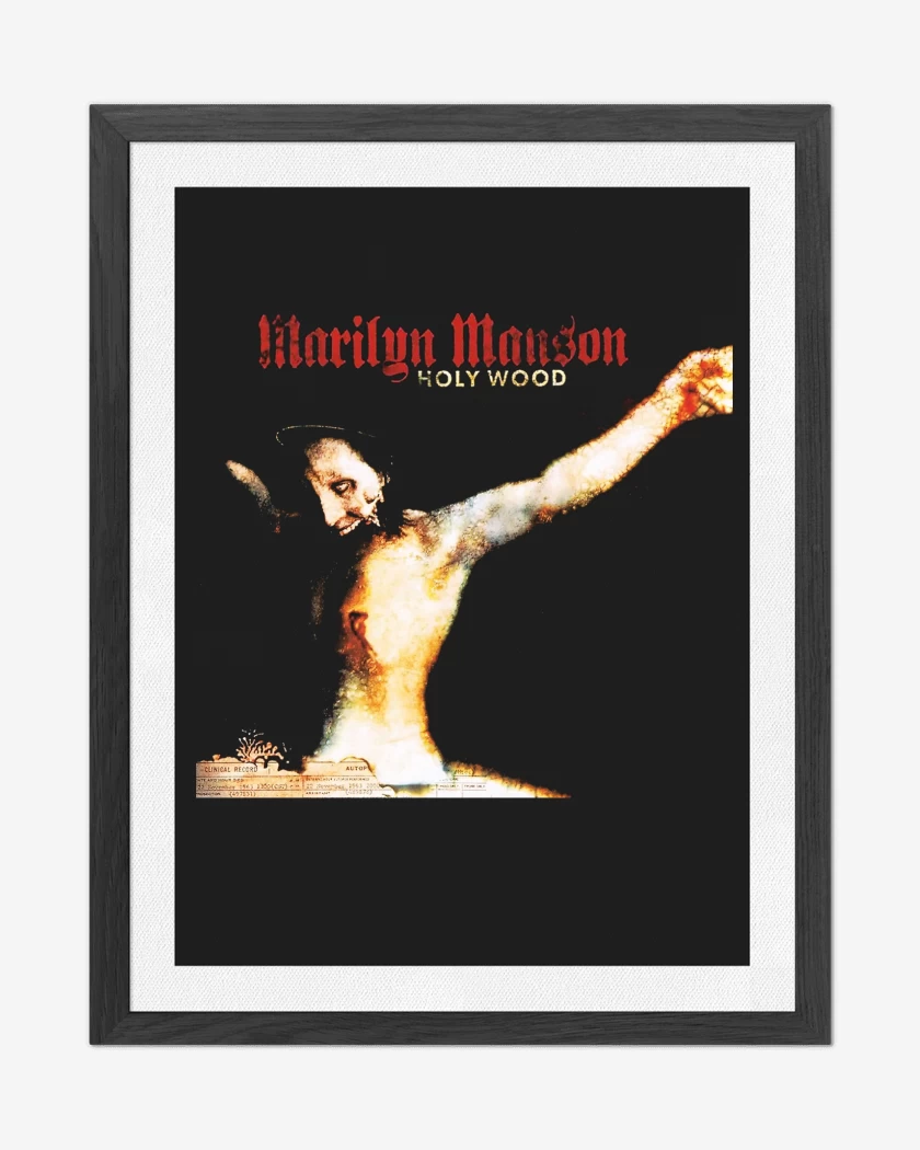 Cuadro decorativo Negro de Marilyn Holywood
