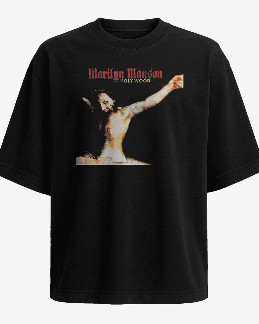Polera Oversize Negro de Marilyn Holywood
