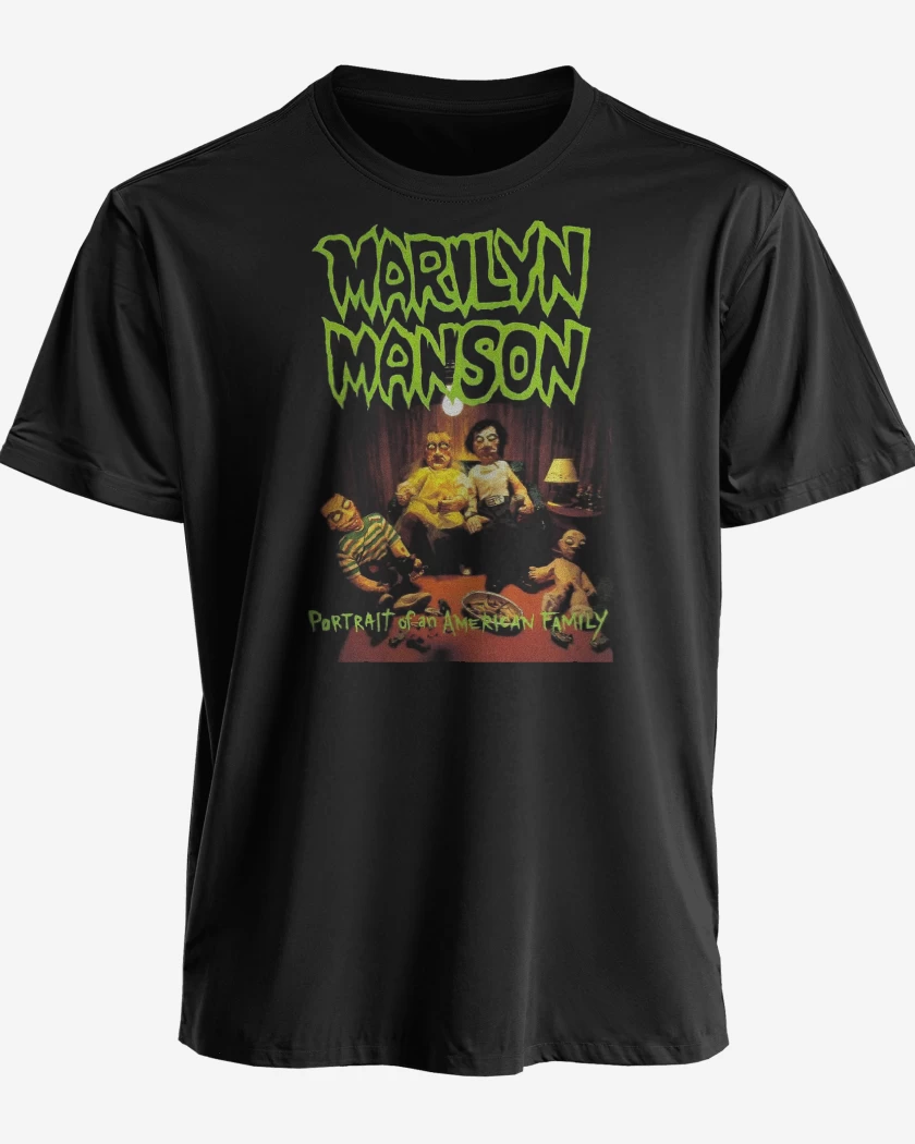 Polera Marilyn Manson Portrait of An American Family