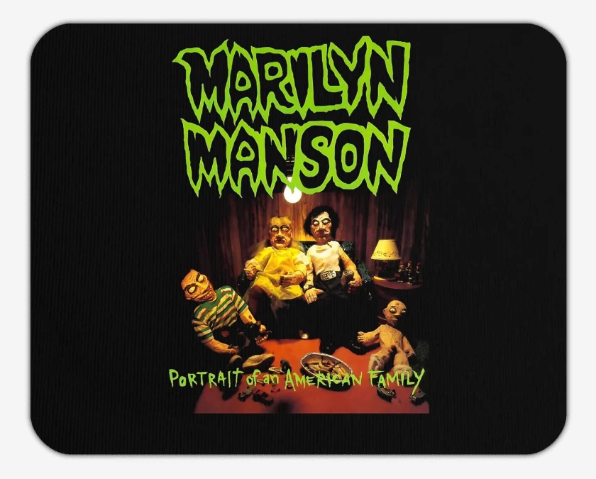 Mousepad Marilyn Manson Portrait of An American Family
