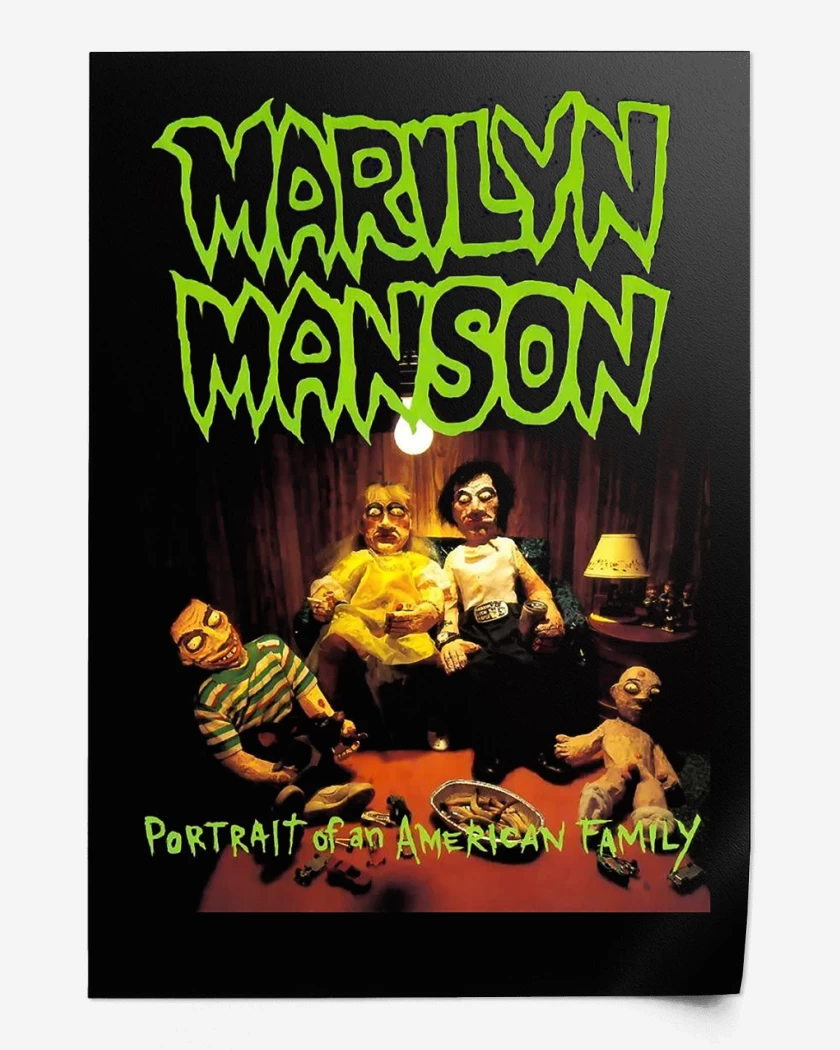 Print Marilyn Manson Portrait of An American Family
