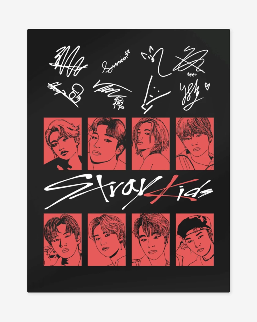 Print metalico Stray Kids