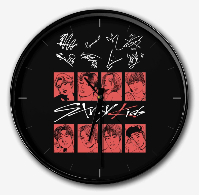 Reloj Negro de Stray Kids