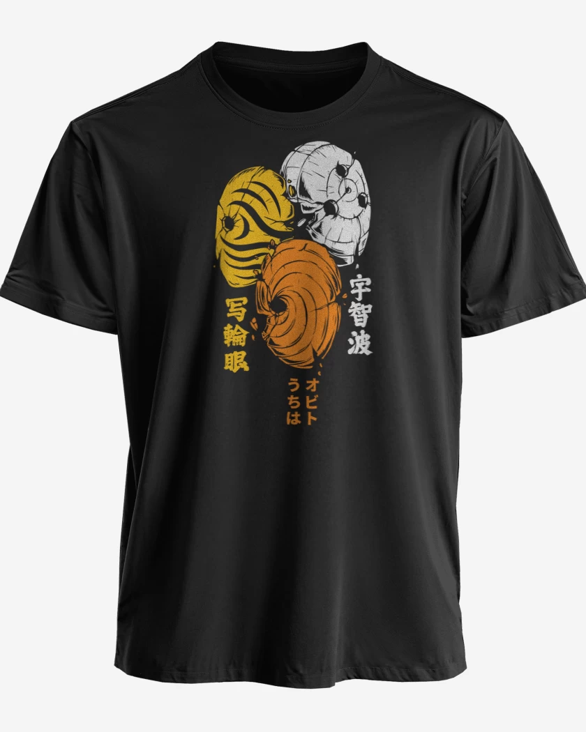 Polera Obito Máscaras Naruto