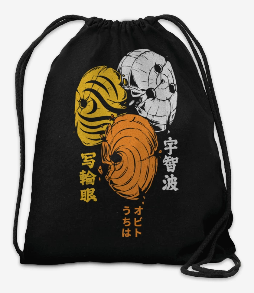 Mochila Obito Máscaras Naruto